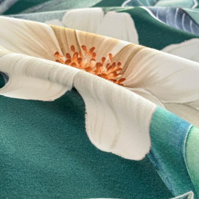 91家纺网 家纺一手货源 找家纺 桔禾家纺 2025新款田园花卉小清新直播加厚植物羊绒四件套高克重磨毛跨境四件套 大量现货 塞纳森遥