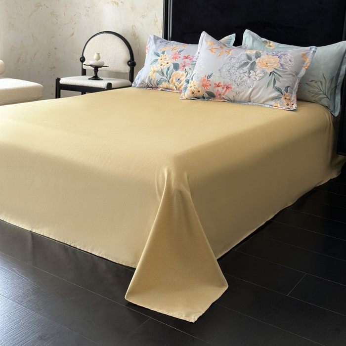 91家纺网 家纺一手货源 找家纺 桔禾家纺 2025新款田园花卉小清新直播加厚植物羊绒四件套高克重磨毛跨境四件套 大量现货 花开倾城