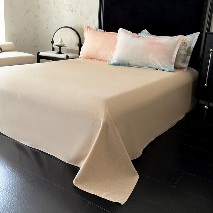 91家纺网 家纺一手货源 找家纺 桔禾家纺 2025新款田园花卉小清新直播加厚植物羊绒四件套高克重磨毛跨境四件套 大量现货 怡人花海