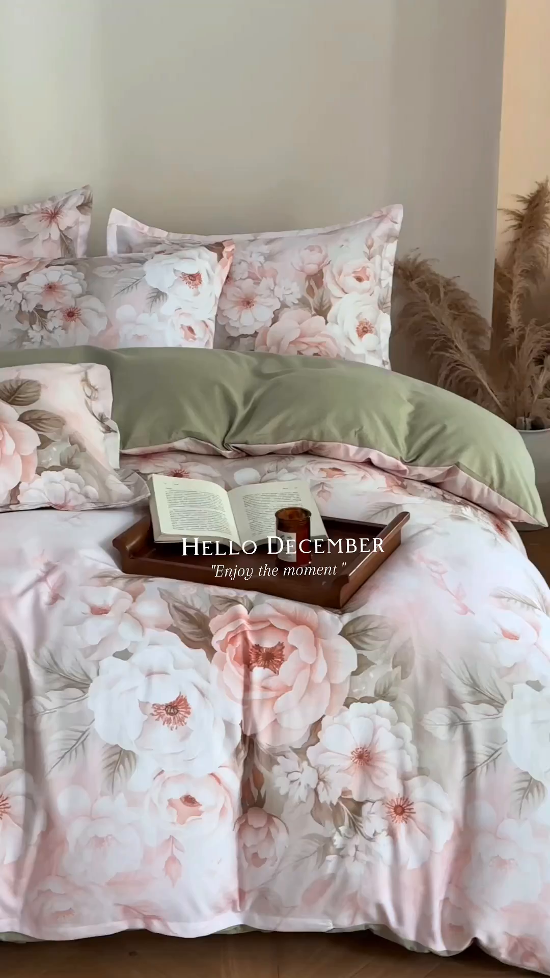 91家纺网 家纺一手货源 找家纺 桔禾家纺 2025新款田园花卉小清新直播加厚植物羊绒四件套高克重磨毛跨境四件套 大量现货 繁花春城