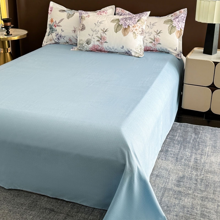 91家纺网 家纺一手货源 找家纺 桔禾家纺 2025新款田园花卉小清新直播加厚植物羊绒四件套高克重磨毛跨境四件套 大量现货 苏紫妮