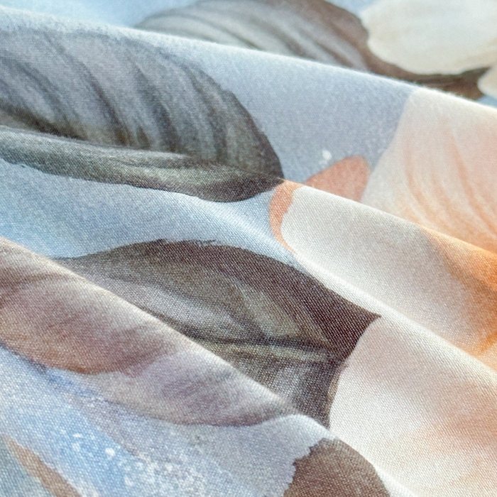 91家纺网 家纺一手货源 找家纺 桔禾家纺 2025新款田园花卉小清新直播加厚植物羊绒四件套高克重磨毛跨境四件套 大量现货 繁花海梦