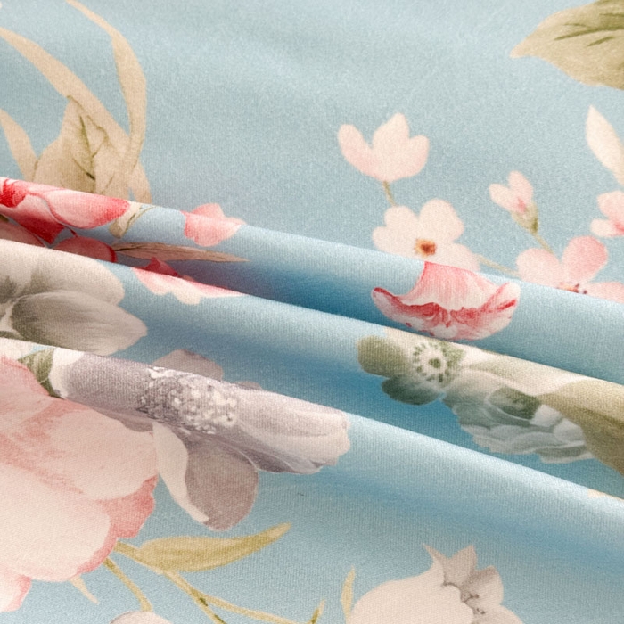 91家纺网 家纺一手货源 找家纺 桔禾家纺 2025新款田园花卉小清新直播加厚植物羊绒四件套高克重磨毛跨境四件套 大量现货 爱情花语