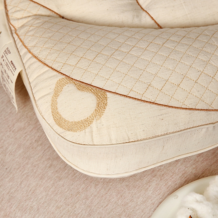 91家纺网 家纺一手货源 找家纺 仁宇枕业 2025新款新品全棉棉麻儿童分区护颈枕头枕芯麻吉熊儿童枕头 麻吉熊