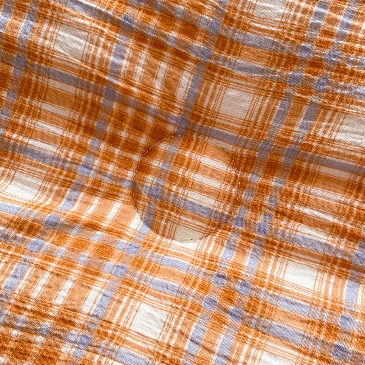 91家纺网 家纺一手货源 找家纺 宝士康家纺 2025新款豆豆绒木棉冬被/被芯/跨境/外贸 豆豆-蓝橙格