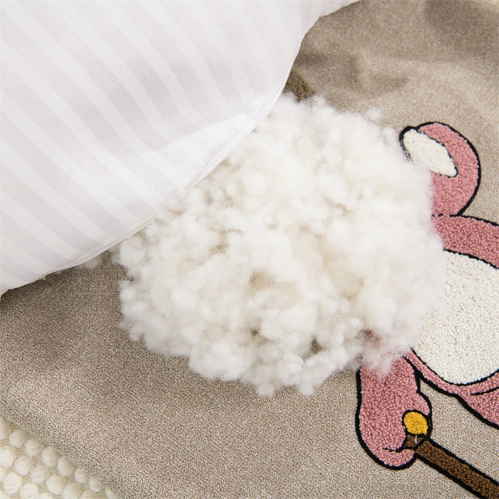 91家纺网 家纺一手货源 找家纺 仁宇枕业 2025新款新品情侣抱枕靠枕靠垫腰枕头枕腰靠枕头枕芯 亚麻动物园系列抱枕-灰色熊大大