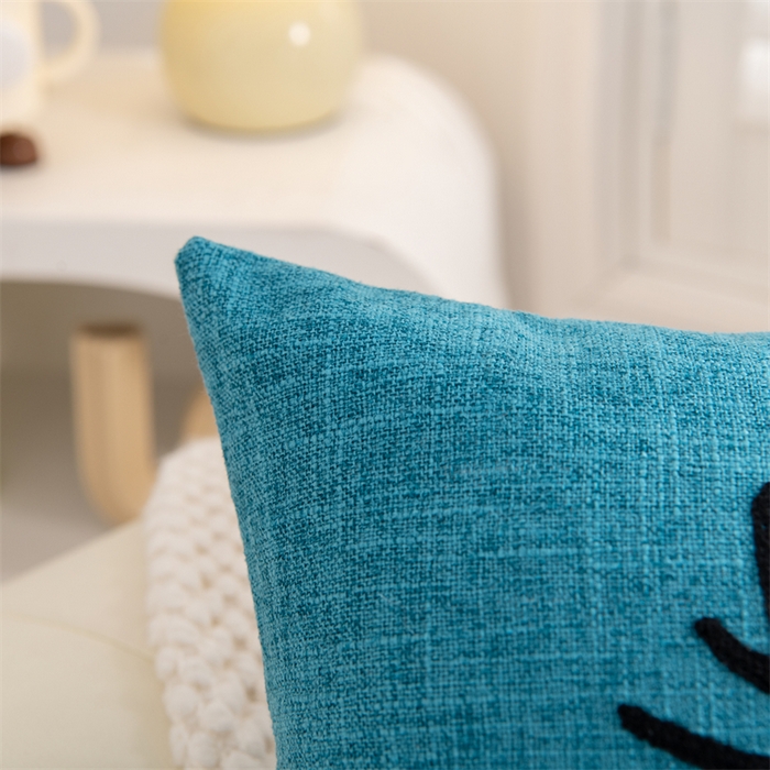 91家纺网 家纺一手货源 找家纺 仁宇枕业 2025新款新品情侣抱枕靠枕靠垫腰枕头枕腰靠枕头枕芯 亚麻一鹿有你系列抱枕-墨绿色