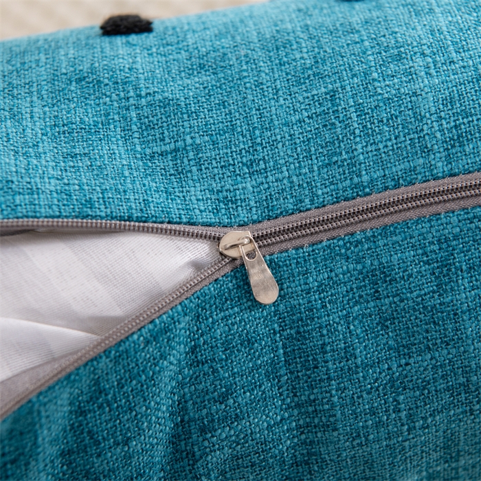 91家纺网 家纺一手货源 找家纺 仁宇枕业 2025新款新品情侣抱枕靠枕靠垫腰枕头枕腰靠枕头枕芯 亚麻一鹿有你系列抱枕-墨绿色