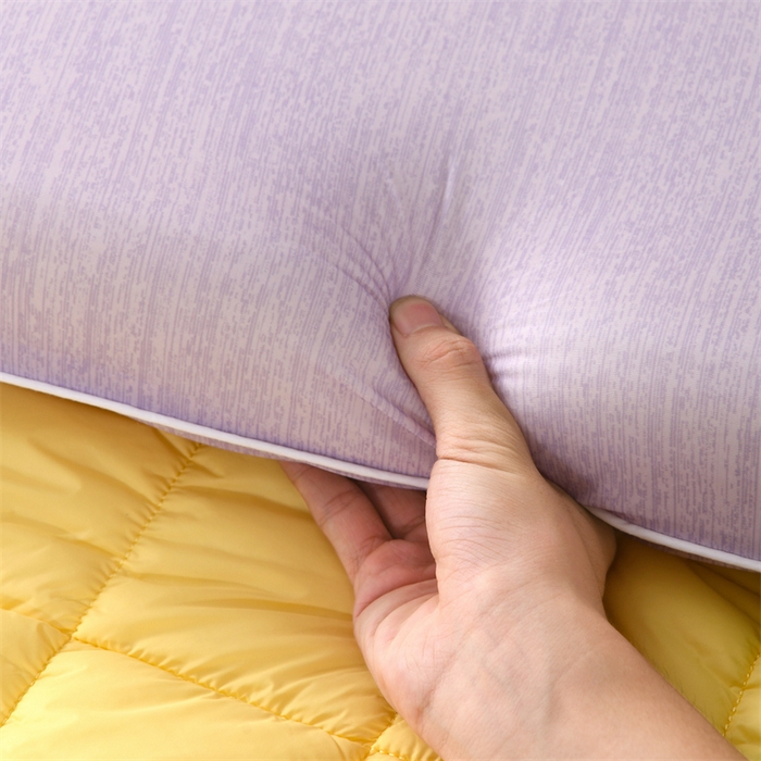 91家纺网 家纺一手货源 找家纺 仁宇枕业 2025新款新品可拆卸云朵释压二合一记忆枕头枕芯 可拆卸云朵释压二合一记忆枕黄色