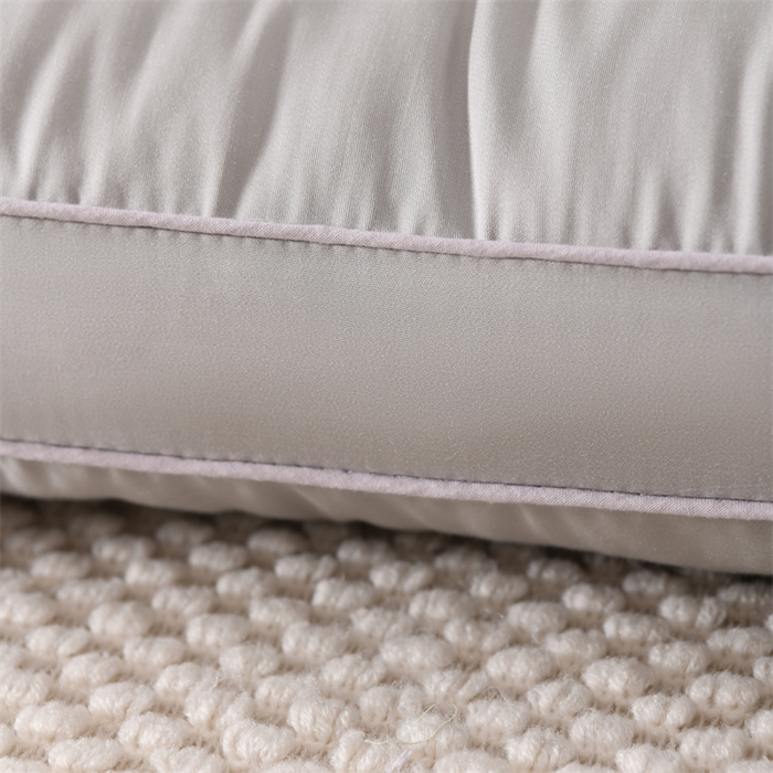 91家纺网 家纺一手货源 找家纺 仁宇枕业 2025新款新品可爱儿童成人定型护颈中低枕头枕芯呆呆鸭枕头 呆呆鸭-灰色