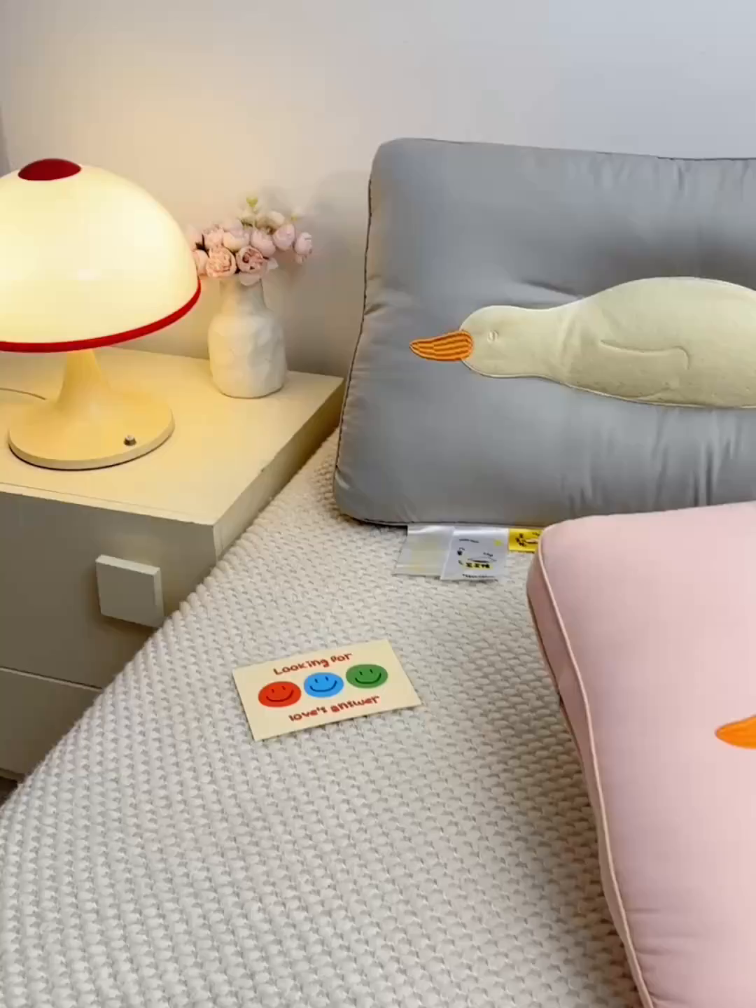 91家纺网 家纺一手货源 找家纺 （总）仁宇枕业 2025新款新品可爱儿童成人定型护颈中低枕头枕芯呆呆鸭枕头