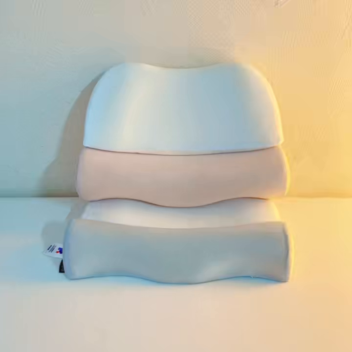 91家纺网 家纺一手货源 找家纺 明星枕业 2025新款零压深睡慢回弹记忆棉颈椎枕护颈椎助睡眠颈椎病专用牵引反弓枕枕头枕芯 分段牵引枕-灰