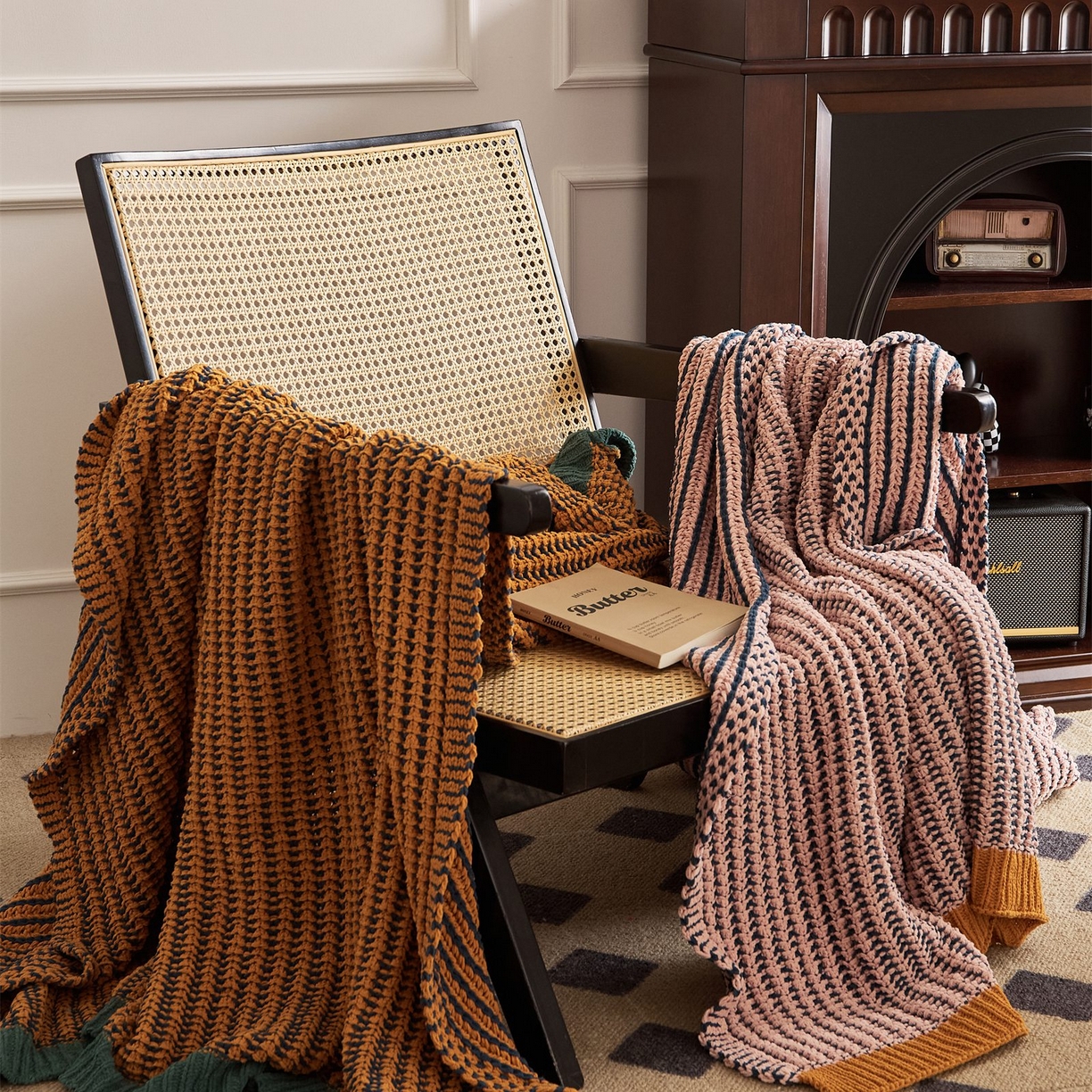 91家纺网 家纺一手货源 找家纺 暖绵绵家纺 2025新款布拉蒙毛毯毯子（最低零售价：158元） 组合图仅供展示不可下单