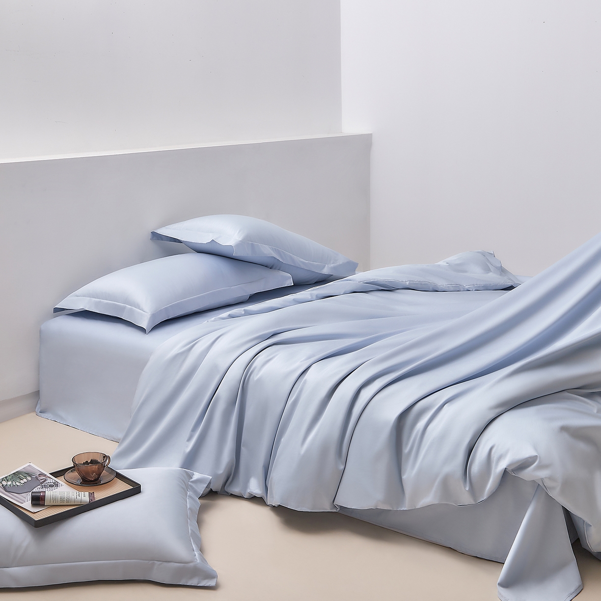 91家纺网 家纺一手货源 找家纺 （总）DoDo 兜兜 2026新款全棉纯棉50支长绒棉三四件套 可定做尺寸