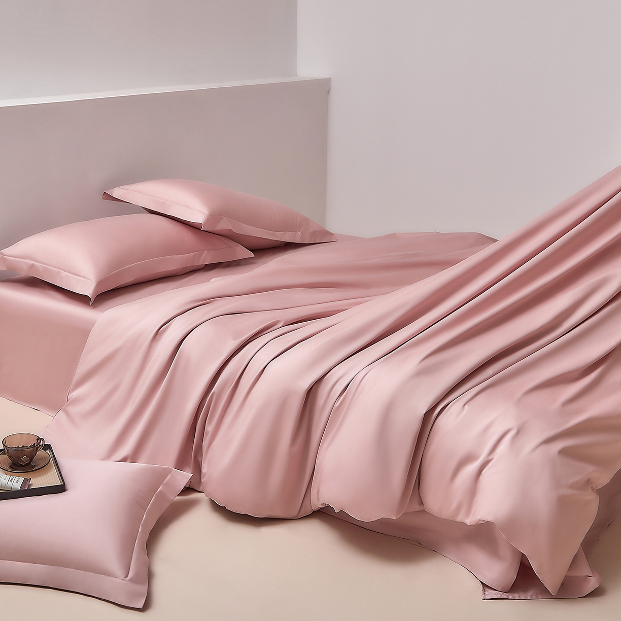 91家纺网 家纺一手货源 找家纺 （总）DoDo 兜兜 2026新款全棉纯棉50支长绒棉三四件套 可定做尺寸