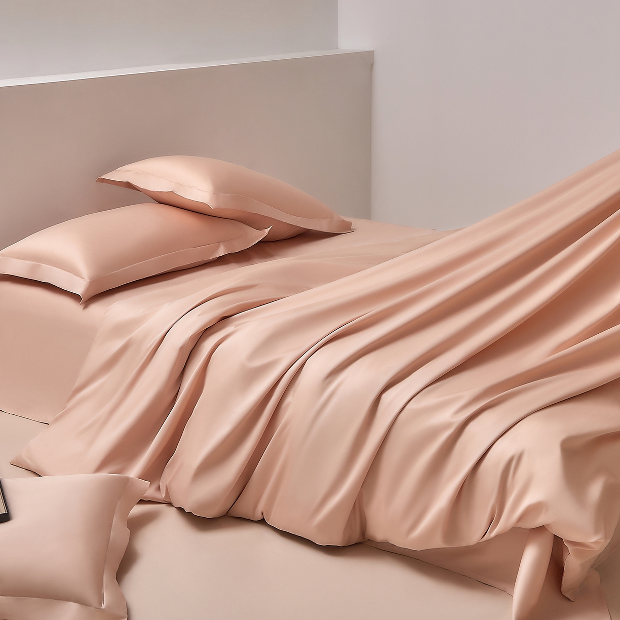 DoDo 兜兜 2026新款全棉纯棉50支长绒棉三四件套 可定做尺寸 香槟色