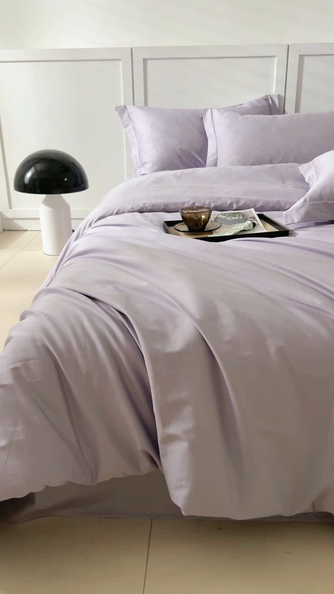 91家纺网 家纺一手货源 找家纺 DoDo 兜兜 2026新款全棉纯棉50支长绒棉三四件套 可定做尺寸 象牙灰