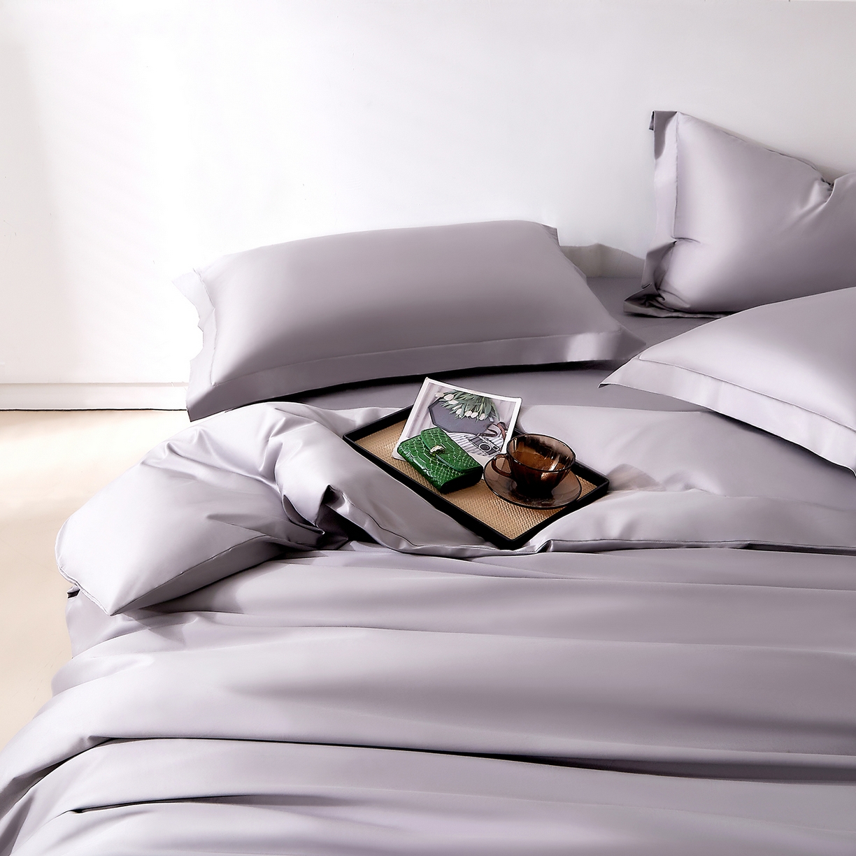 91家纺网 家纺一手货源 找家纺 （总）DoDo 兜兜 2026新款全棉纯棉50支长绒棉单枕套 枕套单件