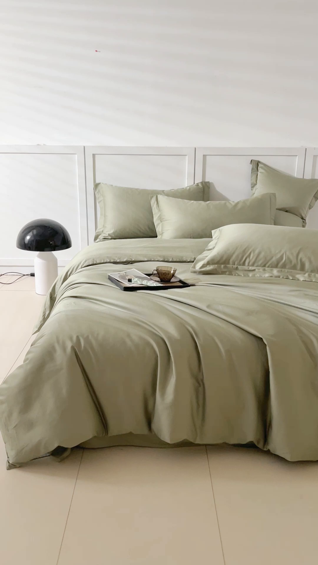 91家纺网 家纺一手货源 找家纺 DoDo 兜兜 2026新款全棉纯棉50支长绒棉单床笠 床笠单件 暮光绿