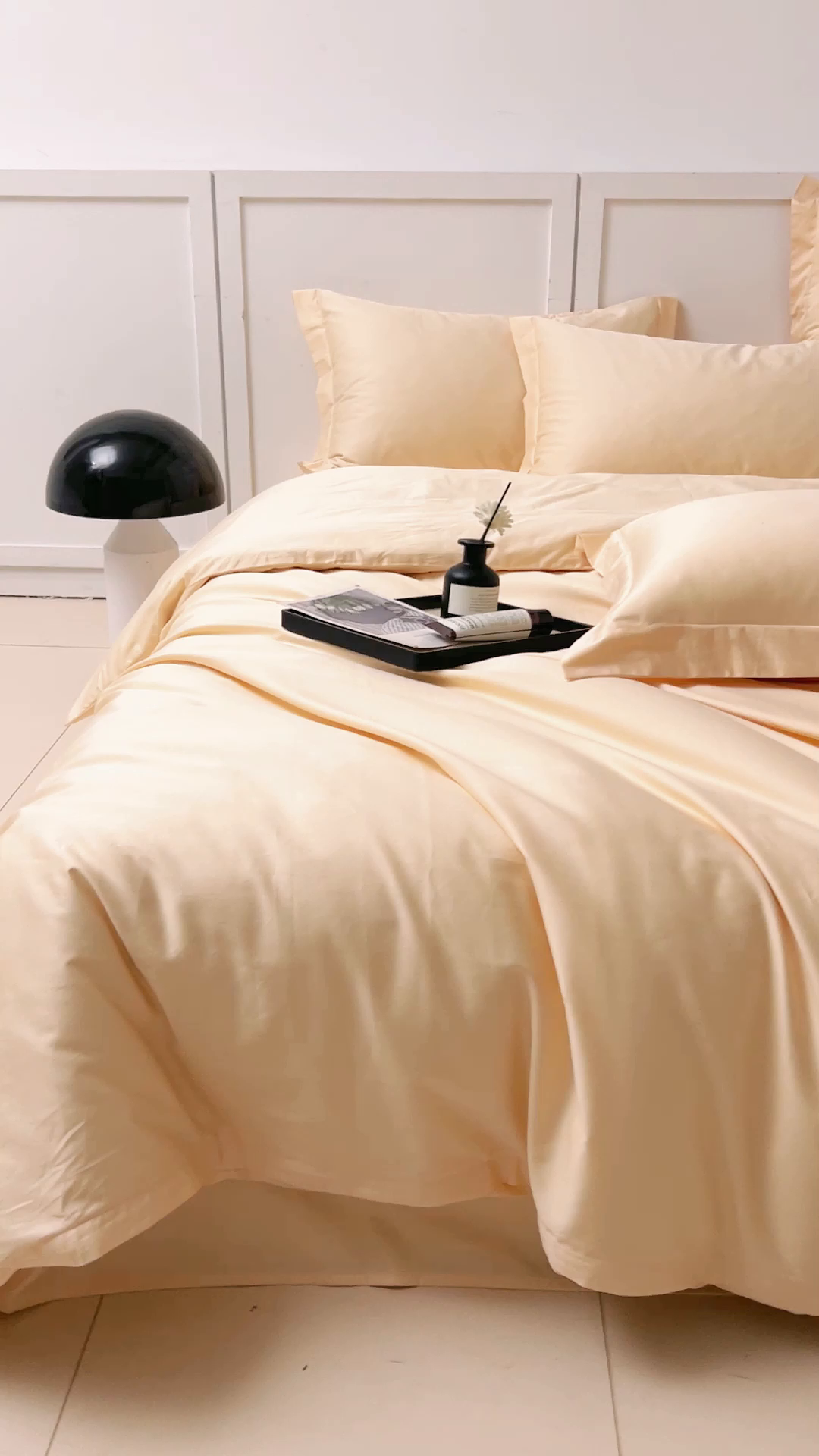 91家纺网 家纺一手货源 找家纺 DoDo 兜兜 2026新款全棉纯棉50支长绒棉单床笠 床笠单件 奶茶色