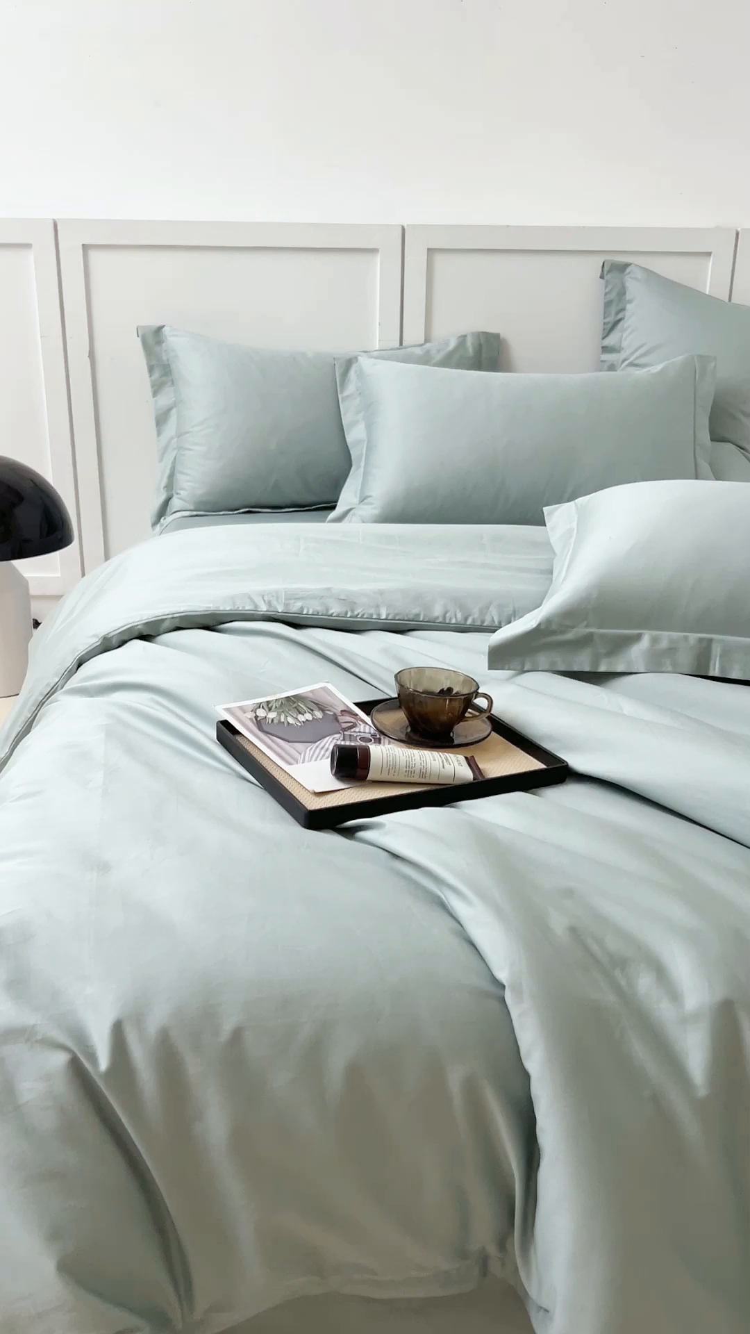 91家纺网 家纺一手货源 找家纺 DoDo 兜兜 2026新款全棉纯棉50支长绒棉单床笠 床笠单件 普士蓝