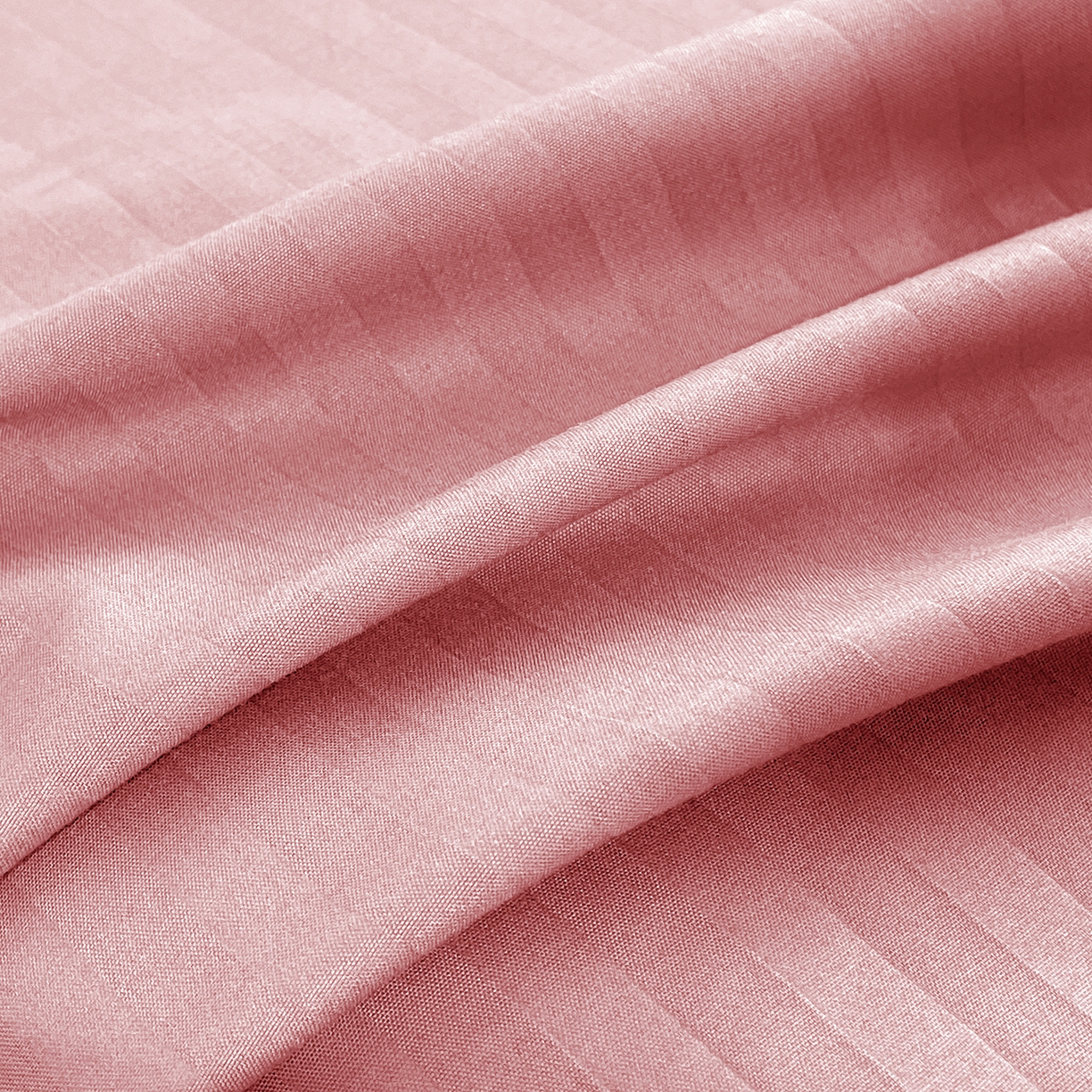 91家纺网 家纺一手货源 找家纺 恬澳家纺 2025新款简约磨毛压花床笠外贸跨境电商亚马逊速卖通单床笠三件套欧美尺寸多多跨境平台-场景二 条纹-粉