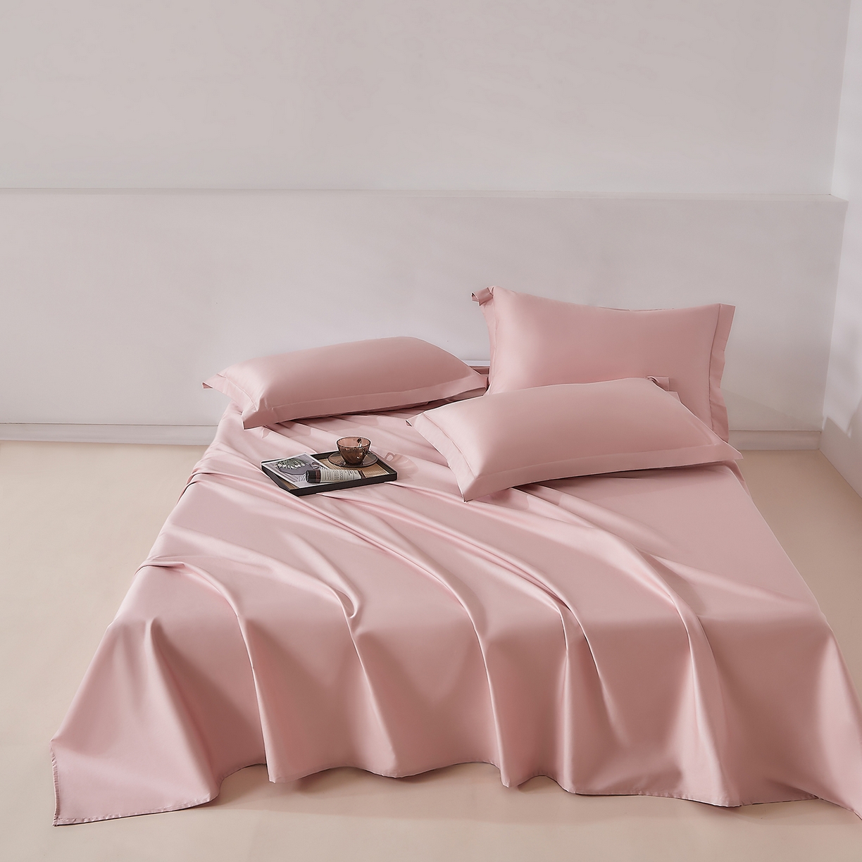 91家纺网 家纺一手货源 找家纺 （总）DoDo 兜兜 2026新款全棉纯棉50支长绒棉单床单 床单单件