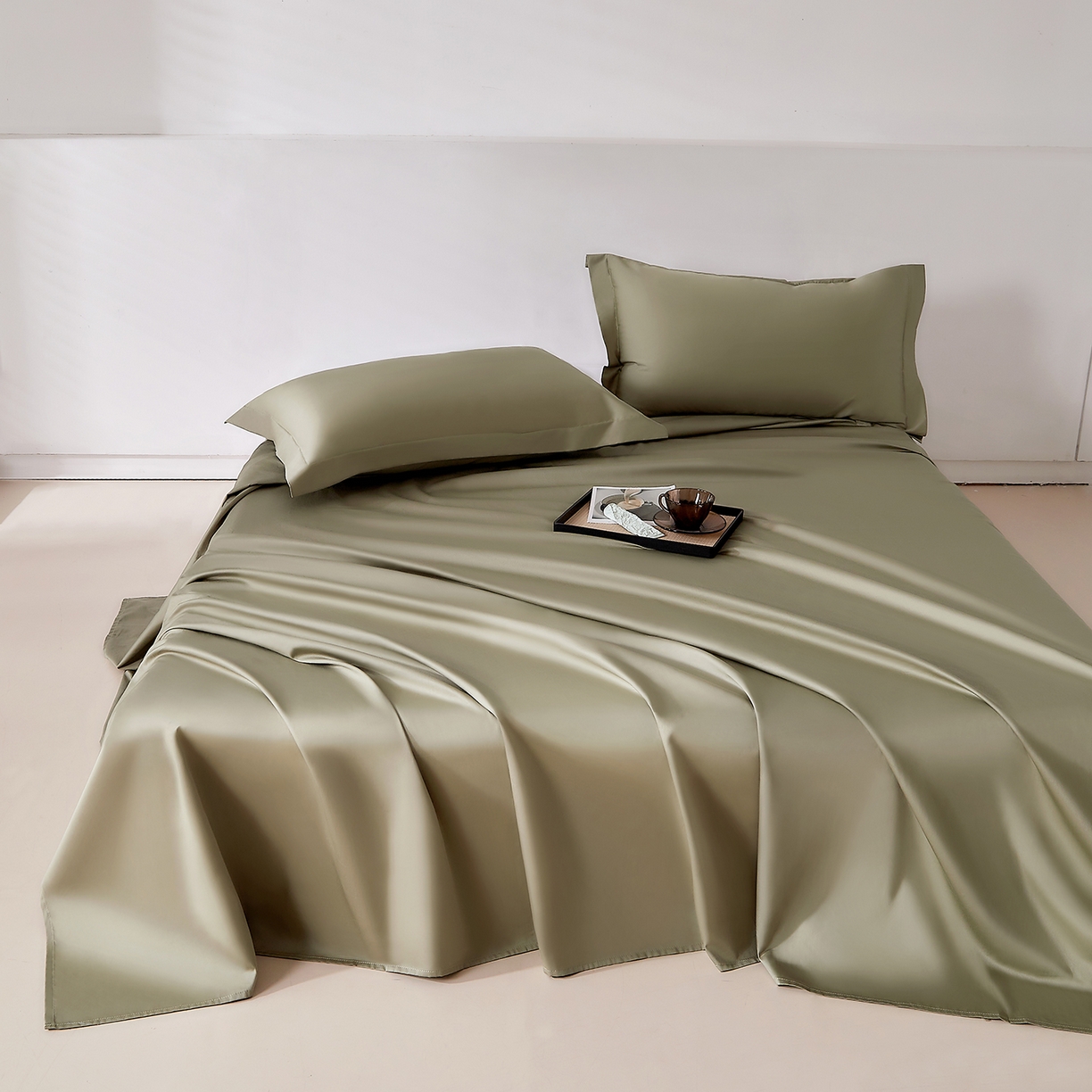 91家纺网 家纺一手货源 找家纺 （总）DoDo 兜兜 2026新款全棉纯棉50支长绒棉单床单 床单单件