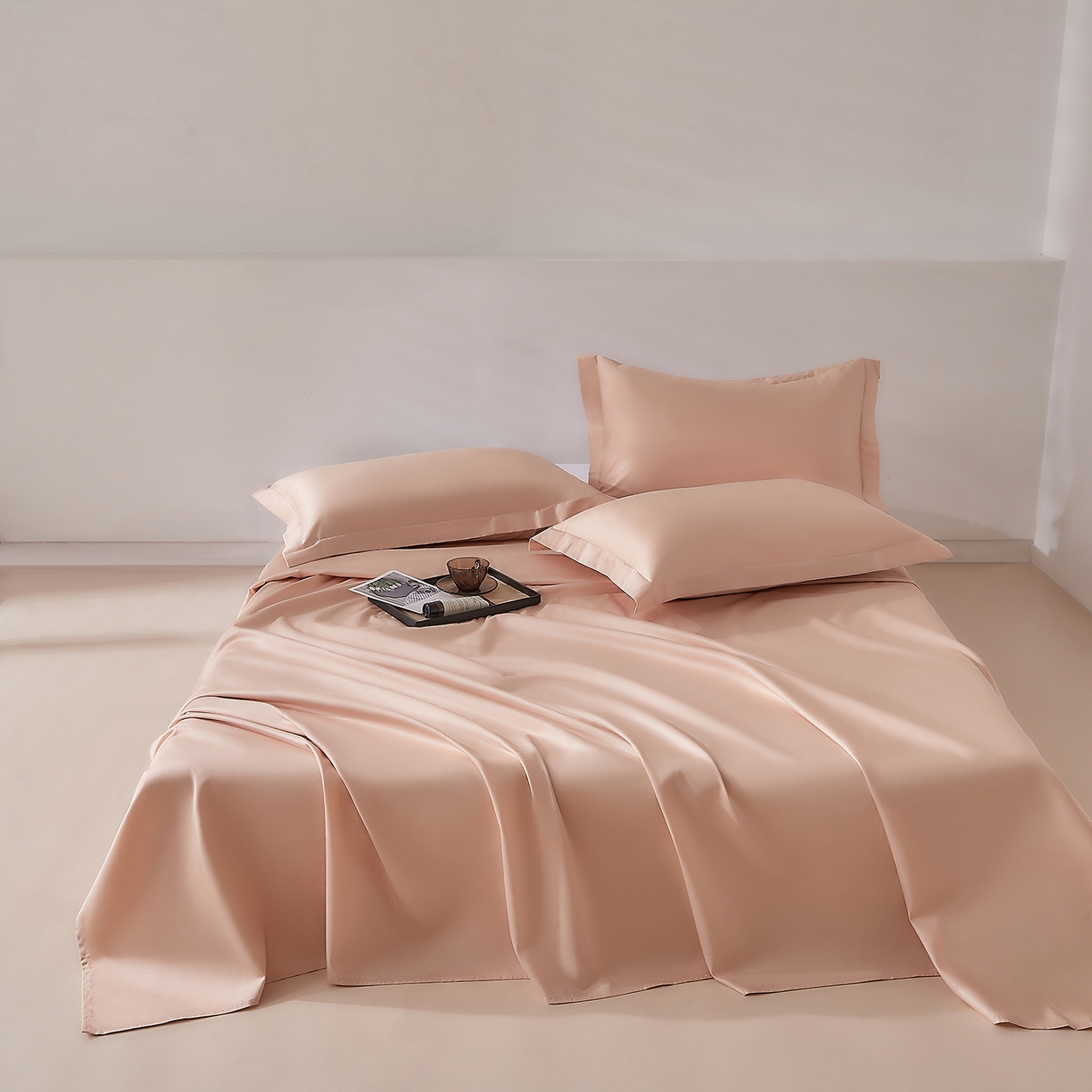 91家纺网 家纺一手货源 找家纺 （总）DoDo 兜兜 2026新款全棉纯棉50支长绒棉单床单 床单单件