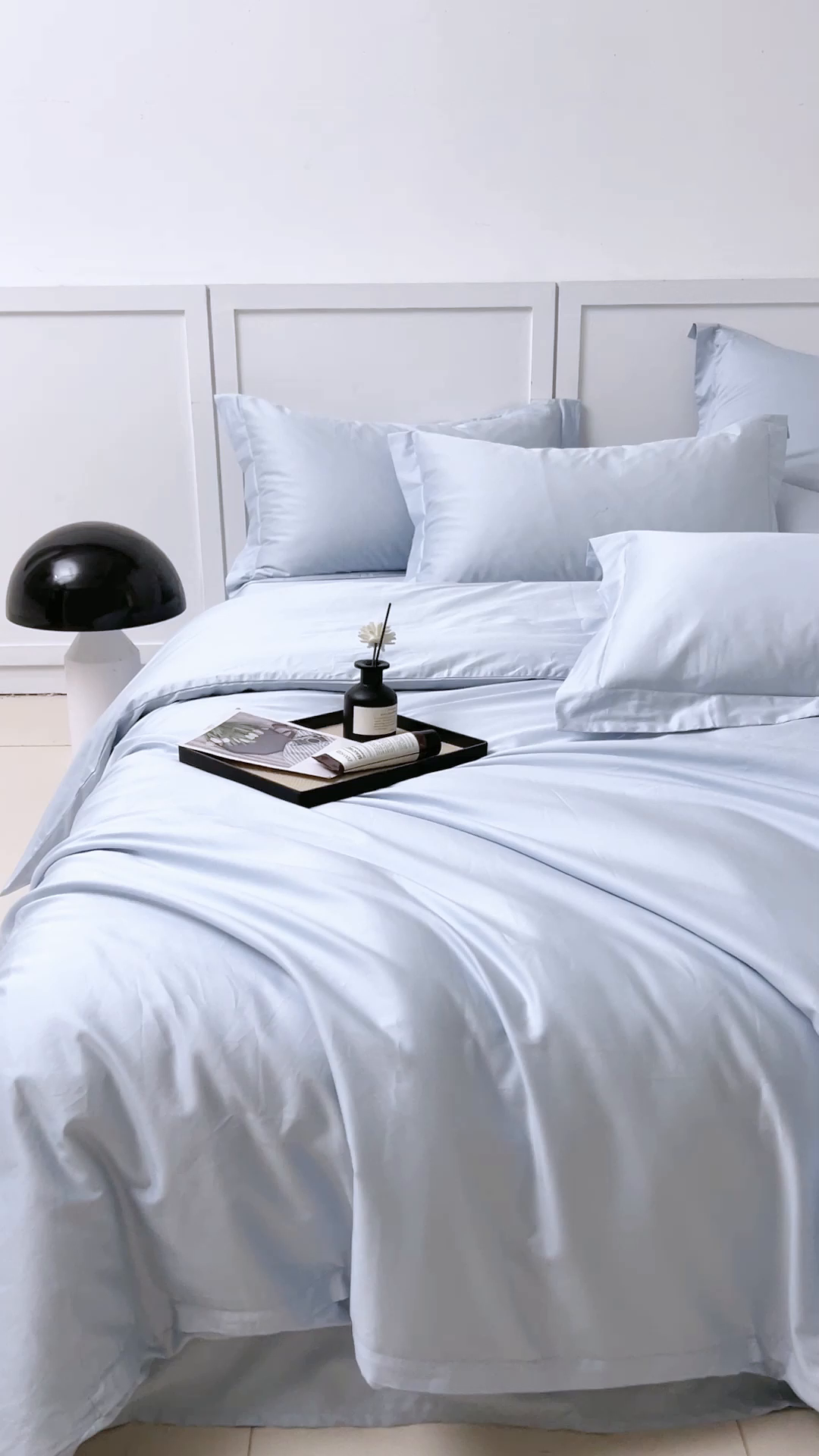 91家纺网 家纺一手货源 找家纺 DoDo 兜兜 2026新款全棉纯棉50支长绒棉单床单 床单单件 海蓝色