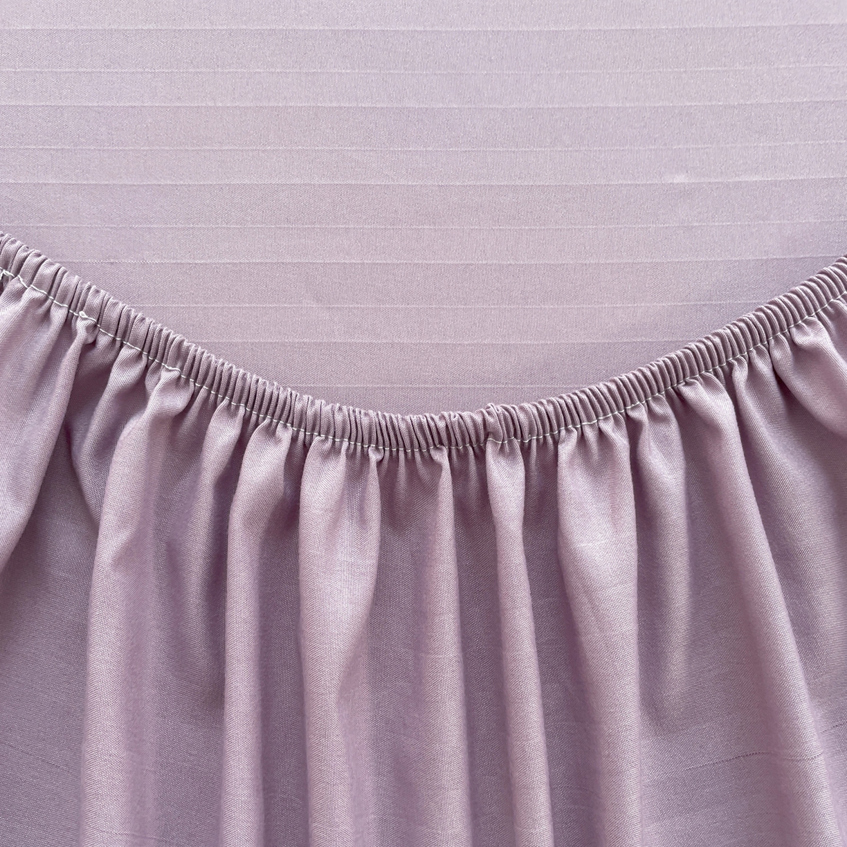 91家纺网 家纺一手货源 找家纺 恬澳家纺 2025新款简约磨毛压花床笠外贸跨境电商亚马逊速卖通单床笠三件套欧美尺寸多多跨境平台-场景二 条纹-紫