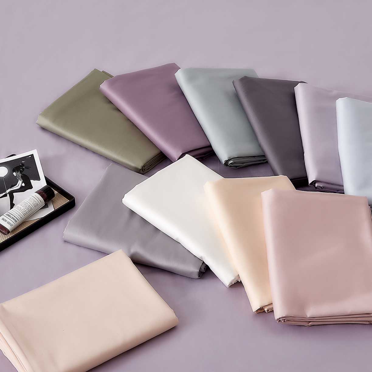 91家纺网 家纺一手货源 找家纺 DoDo 兜兜 2026新款全棉纯棉50支长绒棉单床单 床单单件 组合仅供参考不可下单