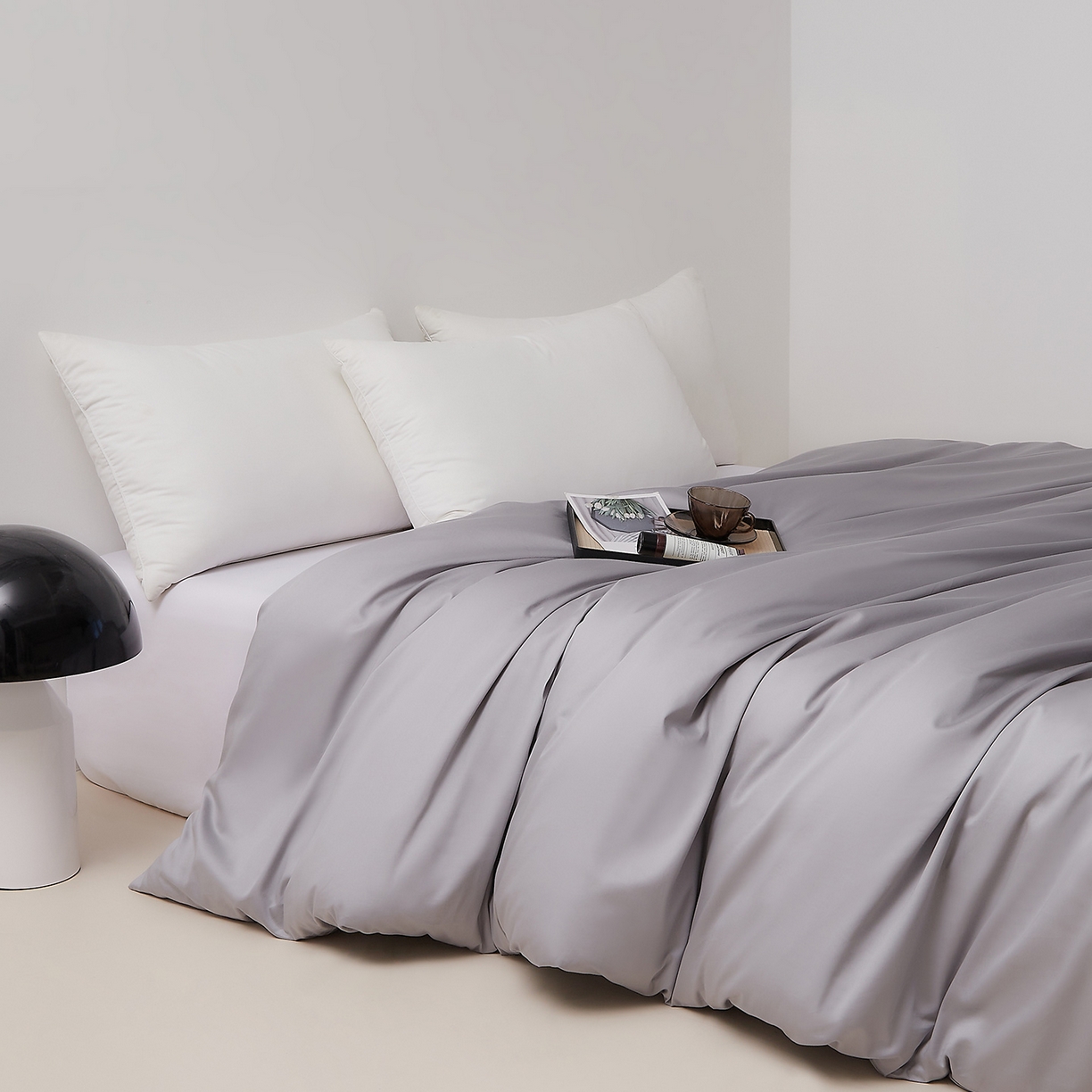 91家纺网 家纺一手货源 找家纺 （总）DoDo 兜兜 2026新款全棉纯棉50支长绒棉单被套 被套单件