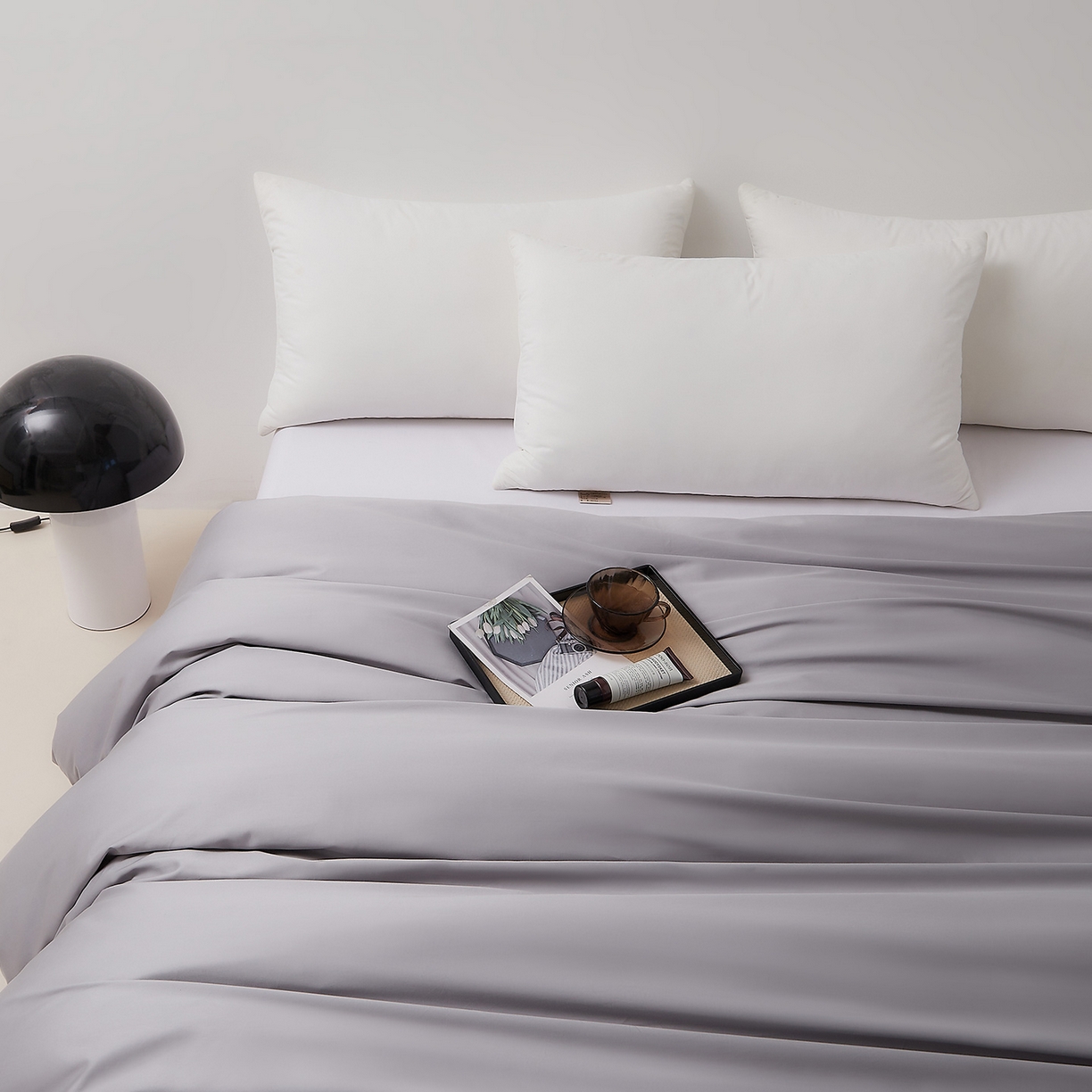 91家纺网 家纺一手货源 找家纺 （总）DoDo 兜兜 2026新款全棉纯棉50支长绒棉单被套 被套单件