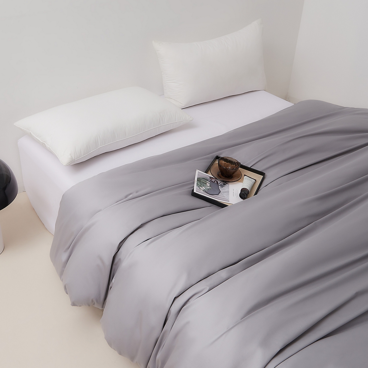 91家纺网 家纺一手货源 找家纺 （总）DoDo 兜兜 2026新款全棉纯棉50支长绒棉单被套 被套单件