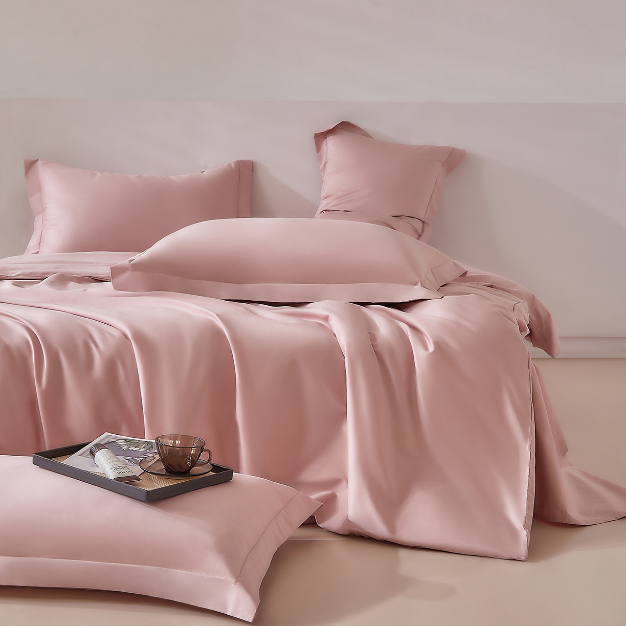 91家纺网 家纺一手货源 找家纺 （总）DoDo 兜兜 2026新款全棉纯棉50支长绒棉单被套 被套单件