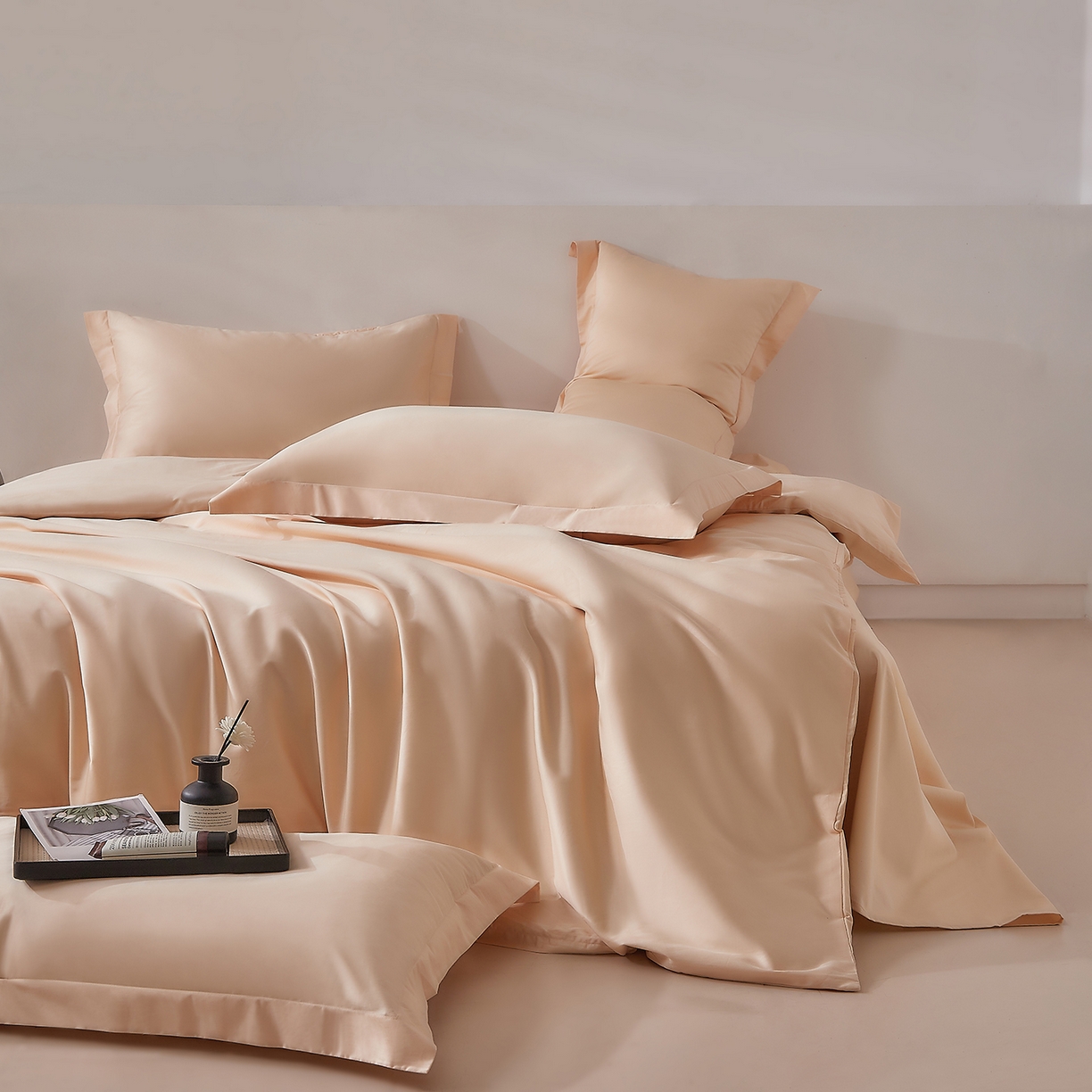 91家纺网 家纺一手货源 找家纺 （总）DoDo 兜兜 2026新款全棉纯棉50支长绒棉单被套 被套单件