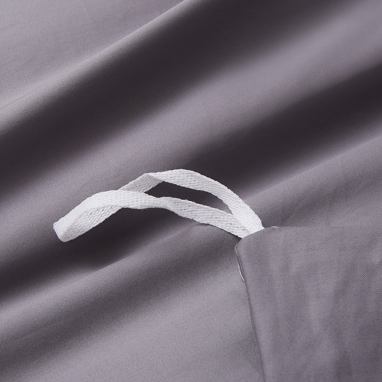 91家纺网 家纺一手货源 找家纺 DoDo 兜兜 2026新款全棉纯棉50支长绒棉单被套 被套单件 典雅灰