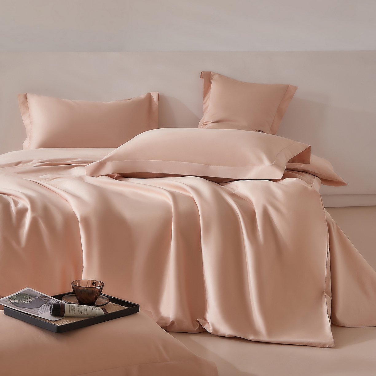 DoDo 兜兜 2026新款全棉纯棉50支长绒棉单被套 被套单件 香槟色