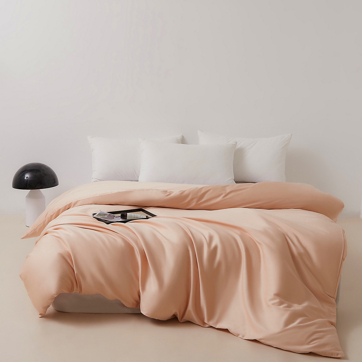 91家纺网 家纺一手货源 找家纺 DoDo 兜兜 2026新款全棉纯棉50支长绒棉单被套 被套单件 香槟色