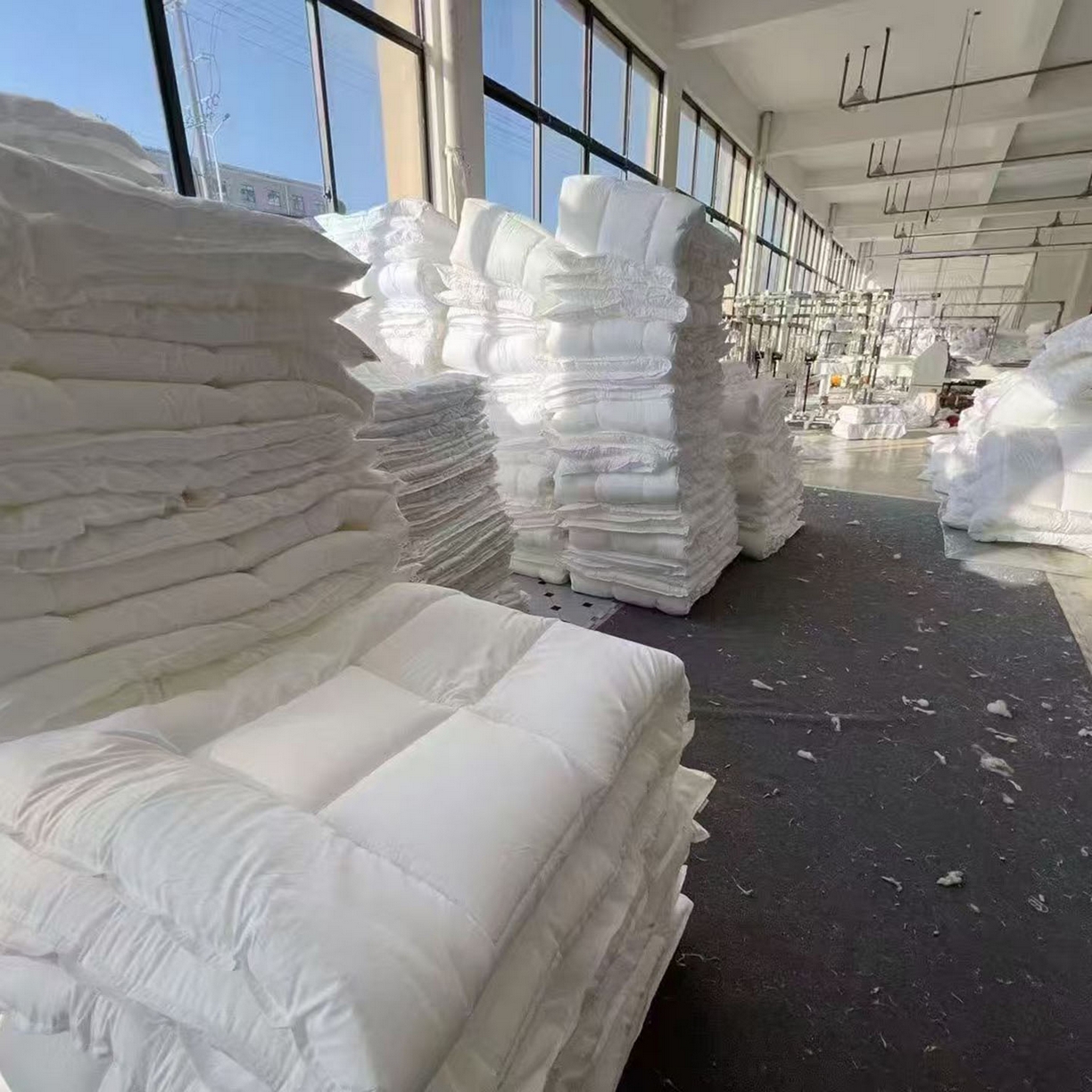 91家纺网 家纺一手货源 找家纺 （总）安力森/诚臻酒店用品 2025新款轻奢高密全棉防羽布被芯 锁绒不跑绒 柔滑酒店级棉被宾馆养老院用