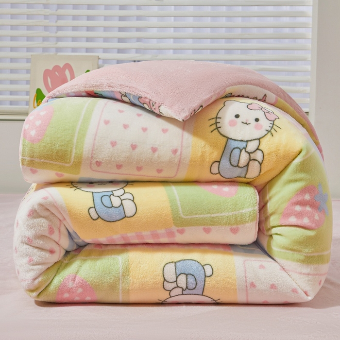 91家纺网 家纺一手货源 找家纺 （总）艾特你 2025新款卡通可拆卸棉花被冬被被子被芯