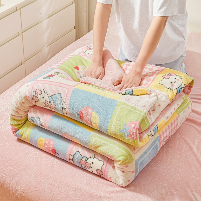 91家纺网 家纺一手货源 找家纺 （总）艾特你 2025新款卡通可拆卸棉花被冬被被子被芯