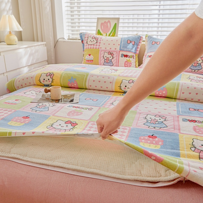 91家纺网 家纺一手货源 找家纺 （总）艾特你 2025新款卡通可拆卸棉花被冬被被子被芯