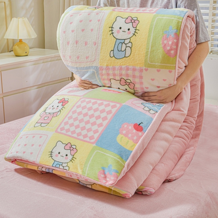 91家纺网 家纺一手货源 找家纺 （总）艾特你 2025新款卡通可拆卸棉花被冬被被子被芯