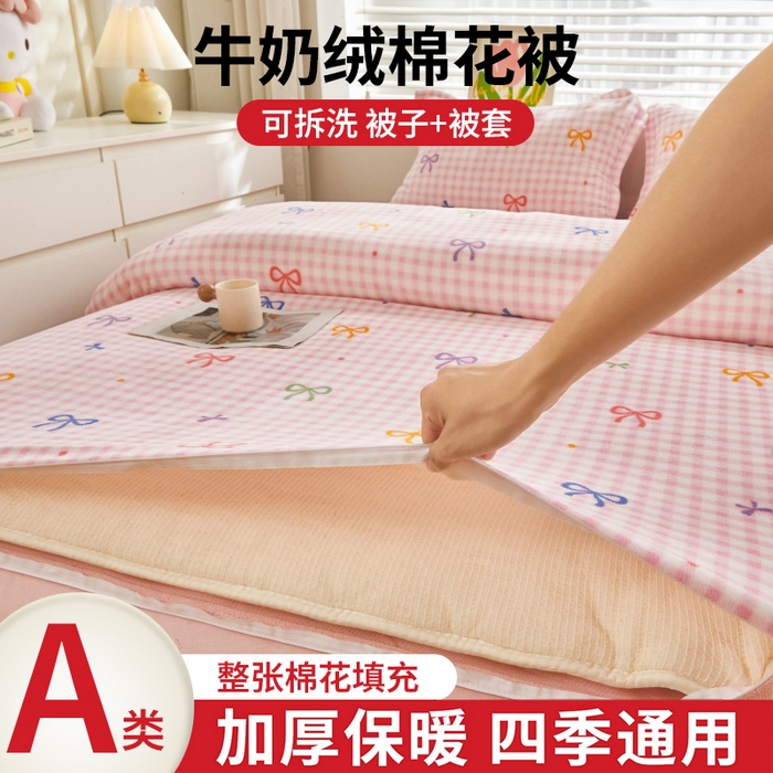 91家纺网 家纺一手货源 找家纺 （总）艾特你 2025新款卡通可拆卸棉花被冬被被子被芯