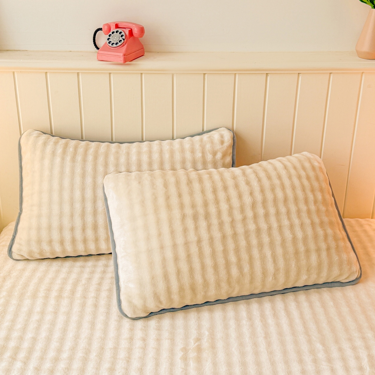 91家纺网 家纺一手货源 找家纺 （总）爱思凯家纺 2025新款加厚泡泡绒纯色单品床单单件床单