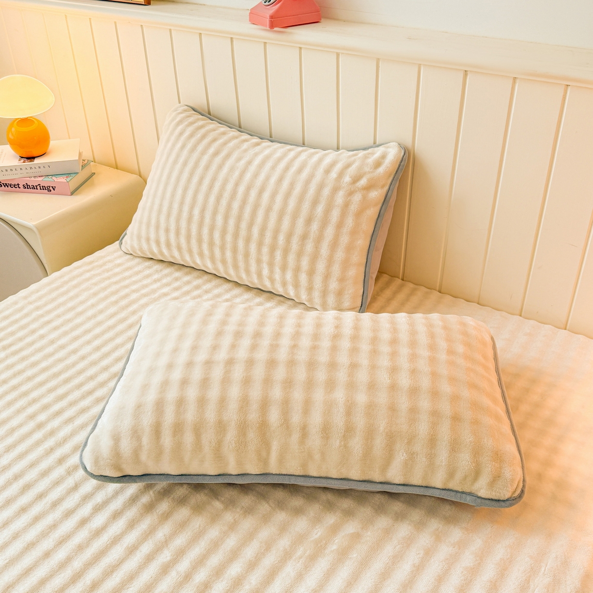 91家纺网 家纺一手货源 找家纺 （总）爱思凯家纺 2025新款加厚泡泡绒纯色单品床单单件床单