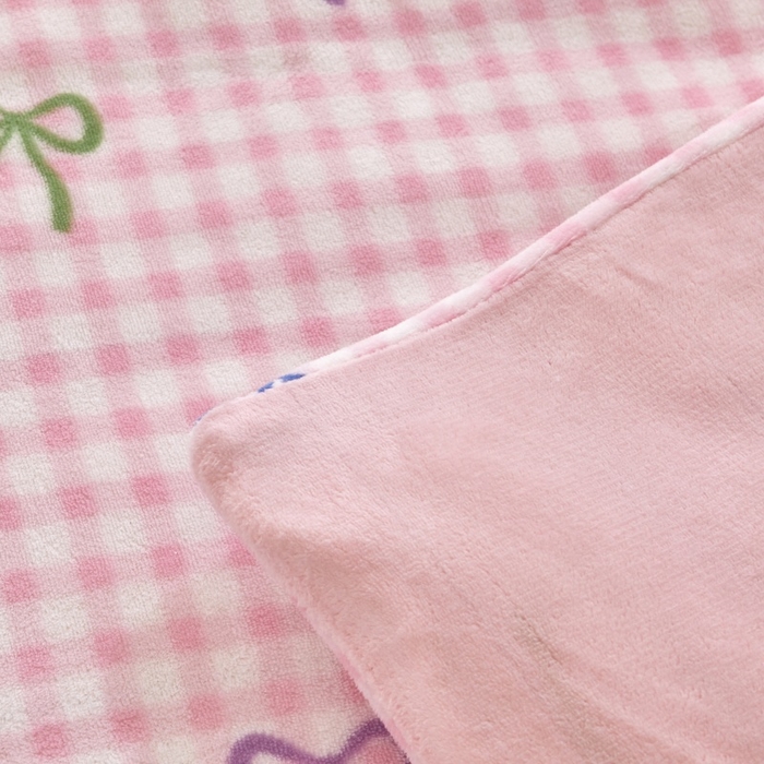 91家纺网 家纺一手货源 找家纺 艾特你 2025新款卡通可拆卸棉花被冬被被子被芯 粉蝴蝶