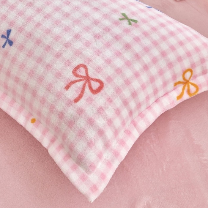 91家纺网 家纺一手货源 找家纺 艾特你 2025新款卡通可拆卸棉花被冬被被子被芯 粉蝴蝶